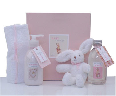 Baby Girl Bath House Gift Box