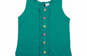 Baby Girls Jade Button T Shirt L1/D10