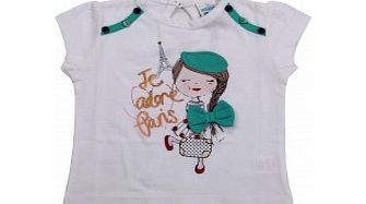Baby Girls Paris T Shirt L1/F9