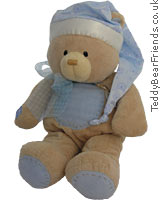 Baby Gund Bear Tales PJ Bear Bag Blue