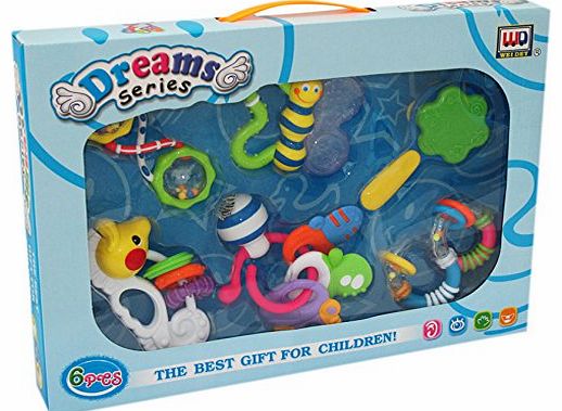 Baby Learning Electronics Rattle Set (6 Pieces)