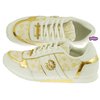 Clarris Classic Trainers (Wht/Gold)