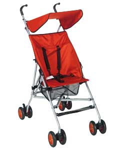 Baby-Start Stroller with Canopy- Red