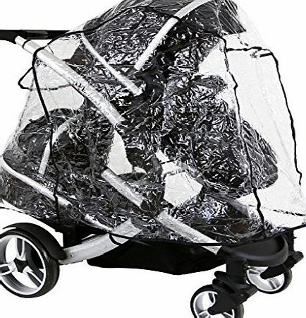 Baby Travel iSafe Tandem Raincover to Fit - BabyStyle Oyster Max 2 Tandem