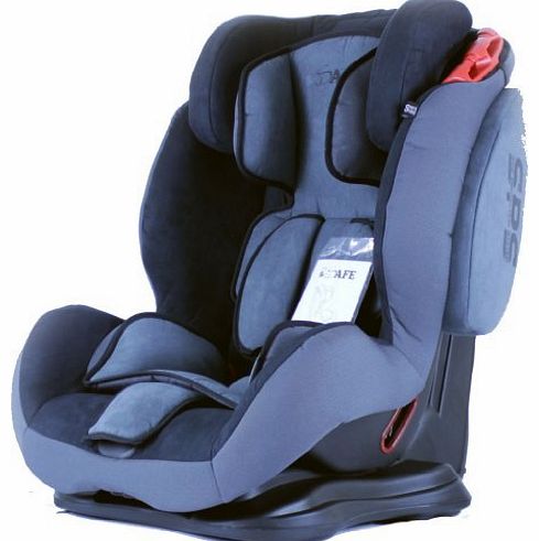 Baby Travel NEW iSAFE Comfy Padded CARSEAT CAR SEAT IN LIGHT GREY GROUP 1 2 3 - 9months 