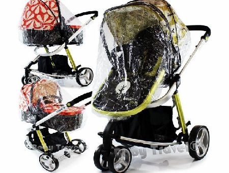 Rain Cover For Cosatto Giggle Raincover Pram Travel System Carrycot Heavy Duty Professional