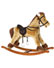 Rocking Horse 52 cm - Light Brown