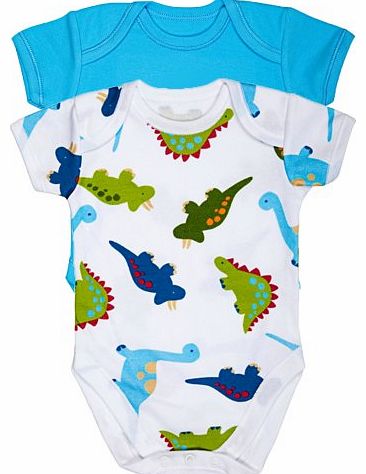 BabySafe Babywear 2Pk Boys Fashion Bodysuit (Size 6-9 months) Baby clothes - Great Gift