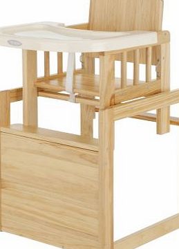 BabyStart 3-in-1 Wooden Baby Highchair