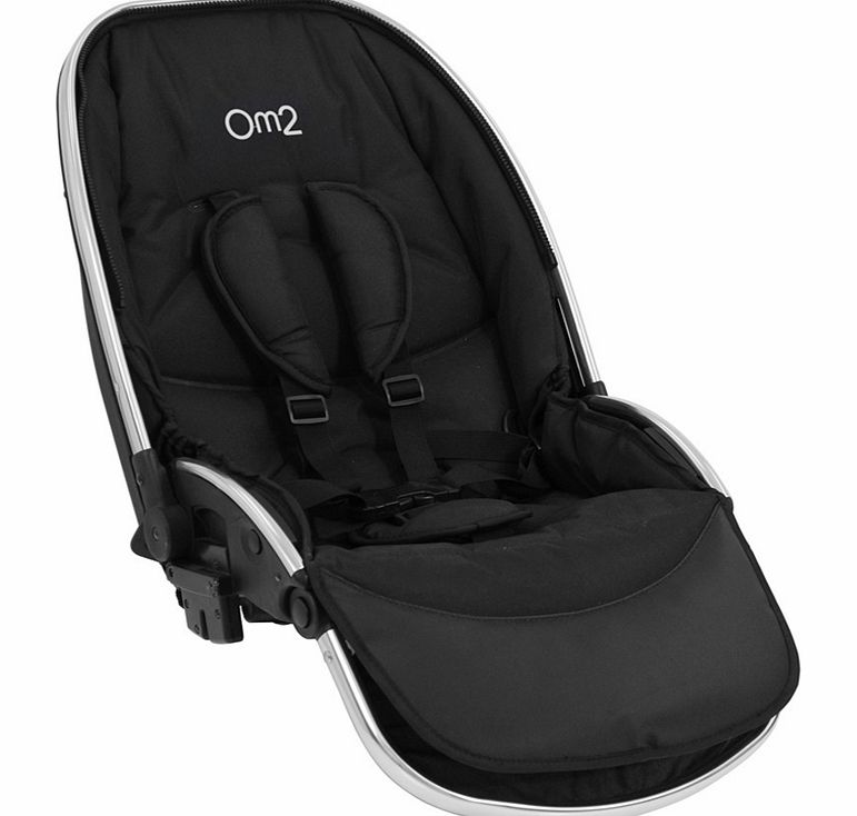 BabyStyle Oyster Max 2 Tandem Seat Black