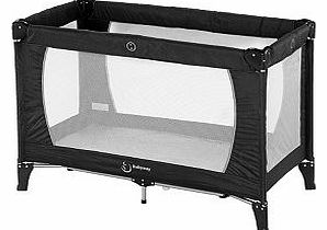 Baby Travel Cot - Black & Silver 10098955