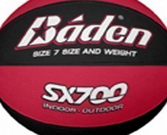 Baden Brand New Baden Sx700 Rubber Indoor / Outdoor Basketball Red amp; Black - Size 7