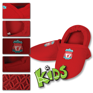 Bafiz Liverpool Stadium Heel Slippers - Kids - Red