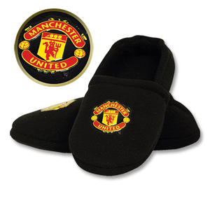 Bafiz Man Utd FC Slippers - Boys - Black
