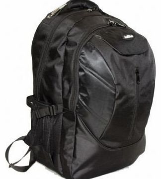 Outback 19 Inch Laptop Backpack College School Rucksack 8 BLACK PIECES PER BOX UNIT BLACK