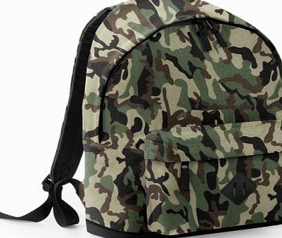 BagBase  Camouflage Backpack / Rucksack (18 Litres) (One Size) (Jungle Camo)