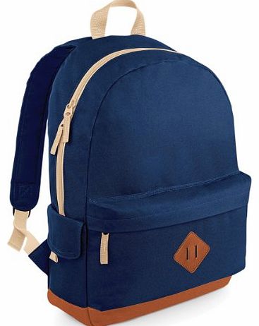 BagBase  Heritage Backpack Colour=French Navy Size=O/S