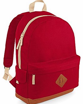 BagBase Heritage Backpack Classic Red One