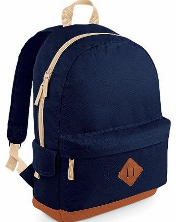 BagBase Heritage Backpack French Navy ONE