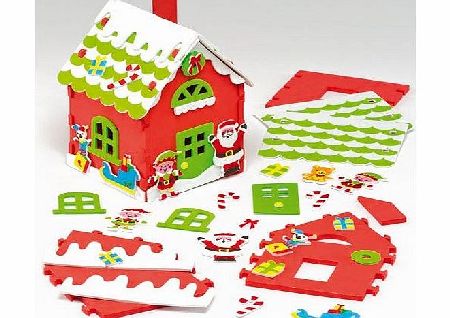 Santas Toy Shop Foam Kits for Children to Make and Decorate (Pack of 2)