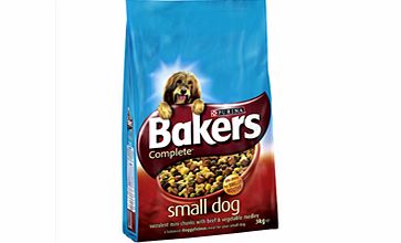 Small Dog Adult Complete Dog Food with Beef 3kg