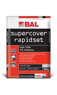 bal Supercover Rapidset Grey 15KG