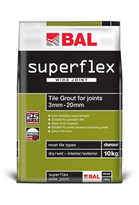 bal Superflex Wide Joint Grout Charcoal 35KG
