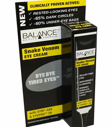 Balance Active Snake Venom Eye Cream 15ml