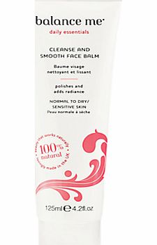 Balance Me Cleanse and Smooth Face Balm, 125ml
