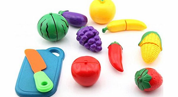 Ballen_Ma Kitchen Fun Cutting Fruits Vegetables Food Playset Role Play for Kids Children Toys