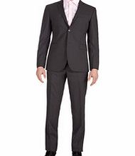 Anthracite grey wool suit
