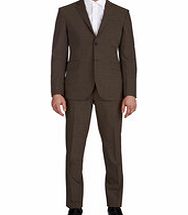 Grey check wool suit