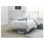 Single Bedstead, Cream, With Airsprung