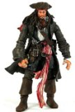 Pirates Of The Caribbean Dead Mans Chest - Captain Jack Sparrow With Sword , Pistol And Trihat - 3 3/4 " inch figure