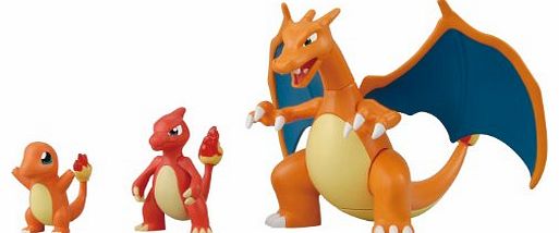 Pokemon Plastic Model Collection - Lizardon Evolution Set