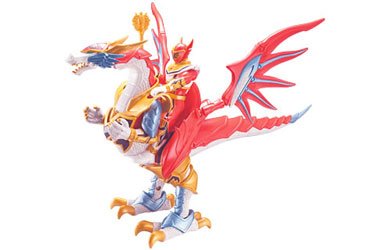 Bandai Power Rangers Mystic Force - Dragon Rider - Action Dragon with Red Power Ranger