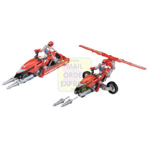 Bandai Power Rangers Operation Overdrive Hovertek Cycle Red