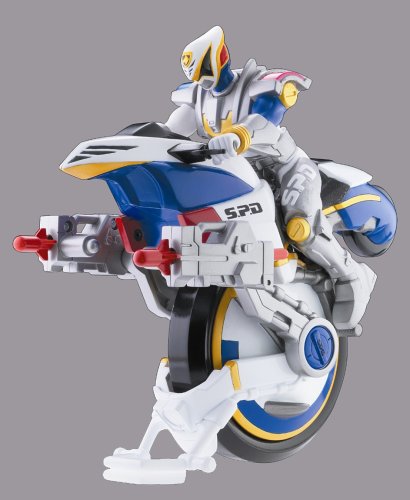 Power Rangers Space Patrol Delta - Patrol Cycle with Figure - Omega Uni Force