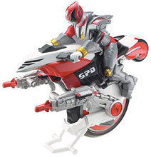 Bandai Power Rangers SPD - Red SPD Uni-Force Cycle