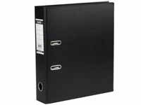 A4 black plastic lever arch file with