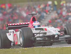 Jenson Button at Imola 2003