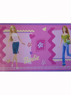 Barbie Border Self Adhesive Country Flair Design 5m