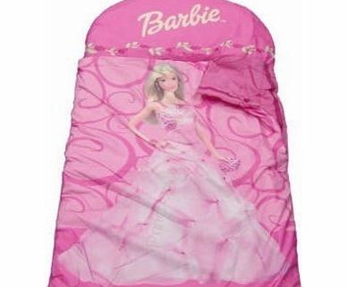 Barbie Childrens/Kids Barbie Sleepover/Sleeping Bag (140 x 65 cm) (Pink)