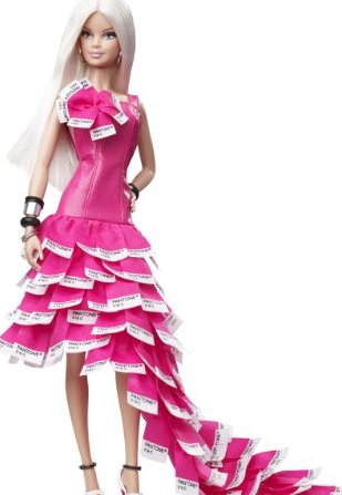 Collector: Pink in Pantone Barbie Doll