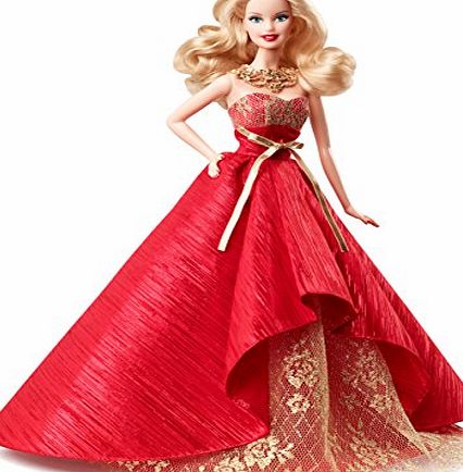 Barbie Collectors Holiday Doll with Amazing Evening Gown - Christmas Collector Figure - 2014