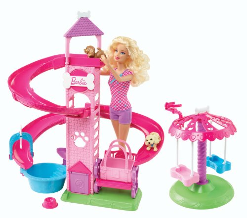 Slide & Spin Pups Doll and Playset