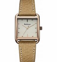 Barbour Ladies Dryden Tan Leather Strap Watch