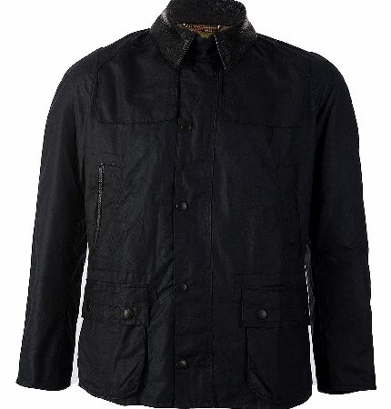 Barbour Mens Arkle Waxed Jacket Navy