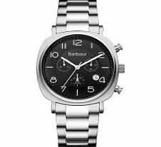 Barbour Mens Beacon Silver Chronograph Watch