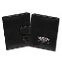 Barcelona Champions Leather Wallet with coin